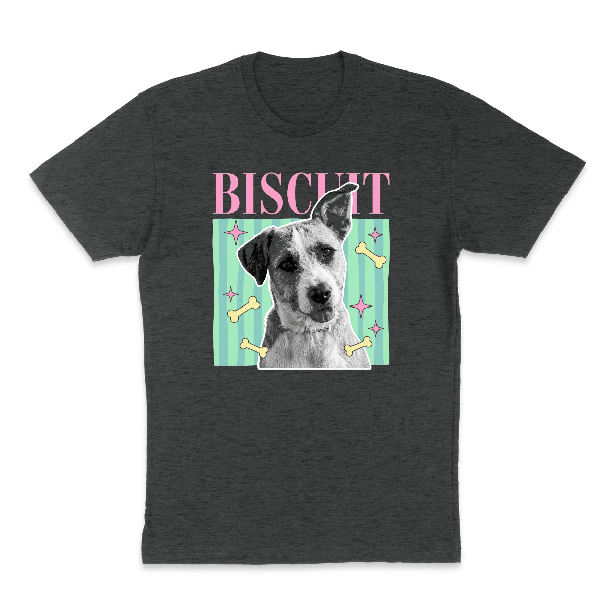 Pastel Stripes Custom Dog Shirt