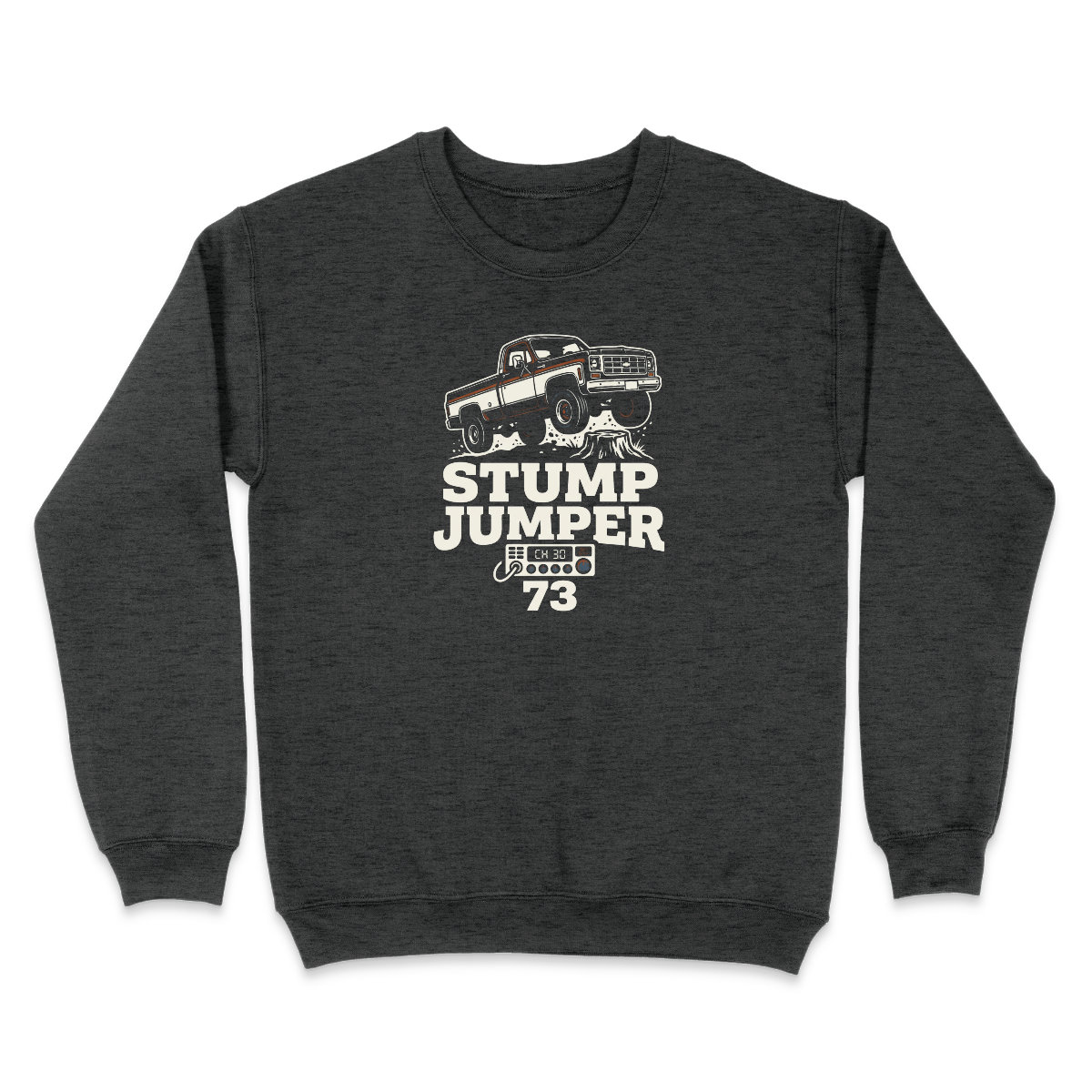Charcoal Stump Jumper crewneck sweatshirt