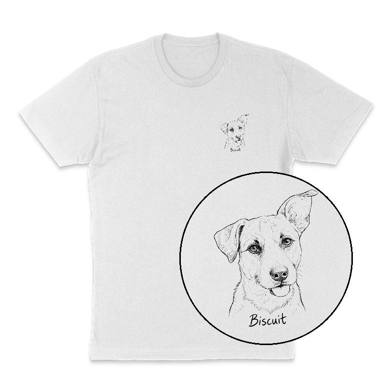 Pocket Sketch Custom Dog Shirt