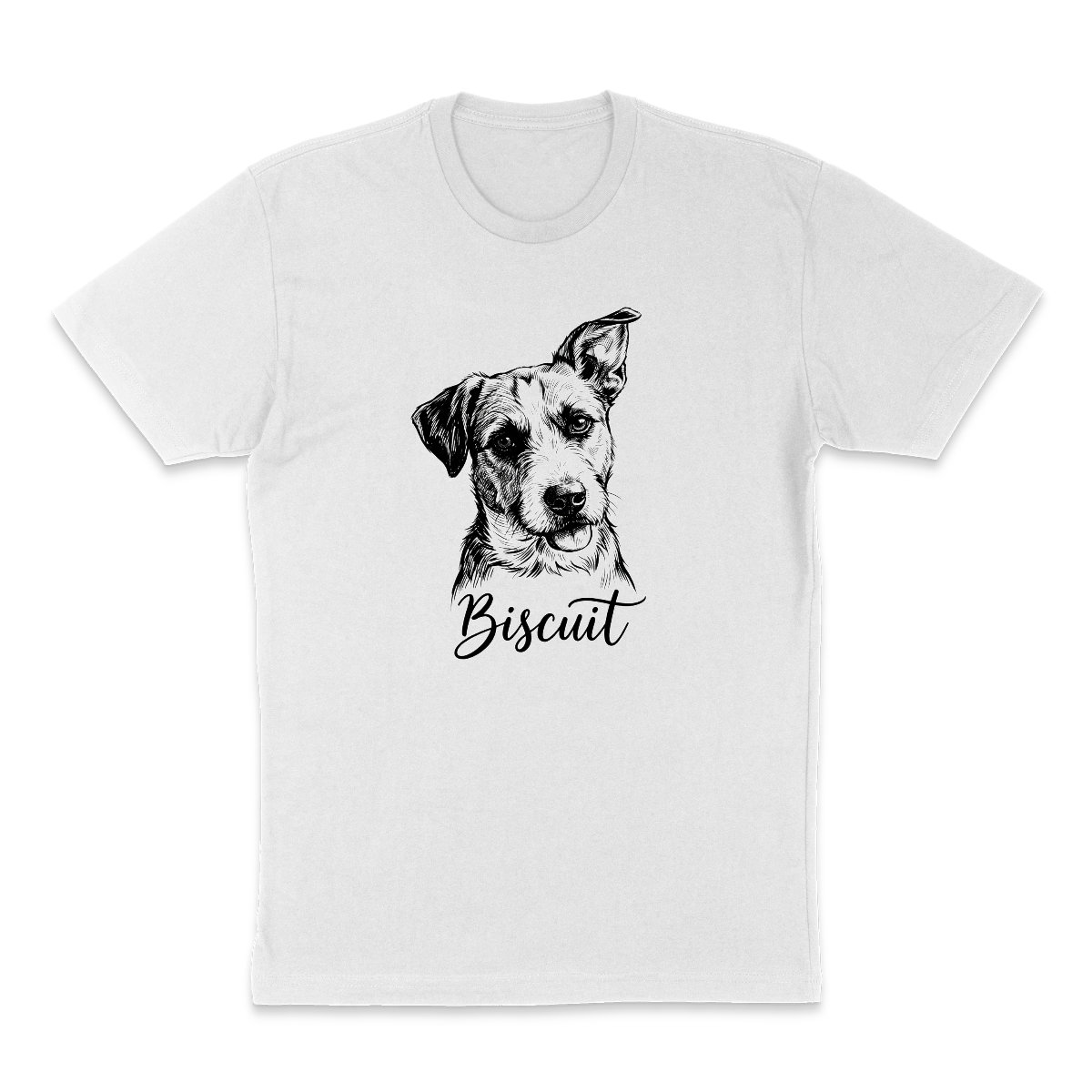 Ink Sketch Custom Dog Shirt