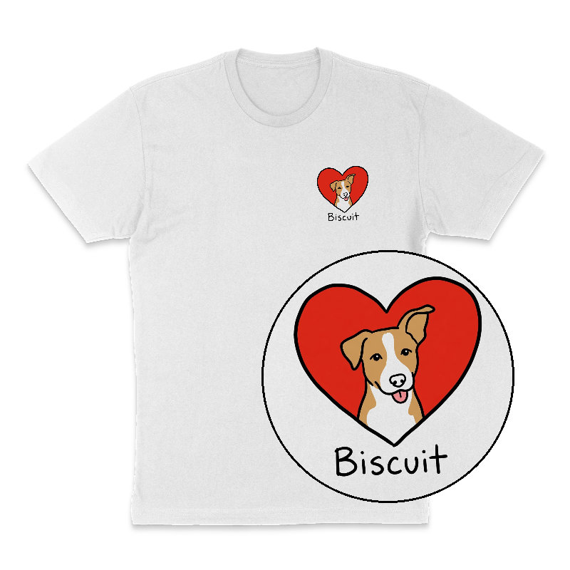 Pocket Heart Custom Dog Shirt