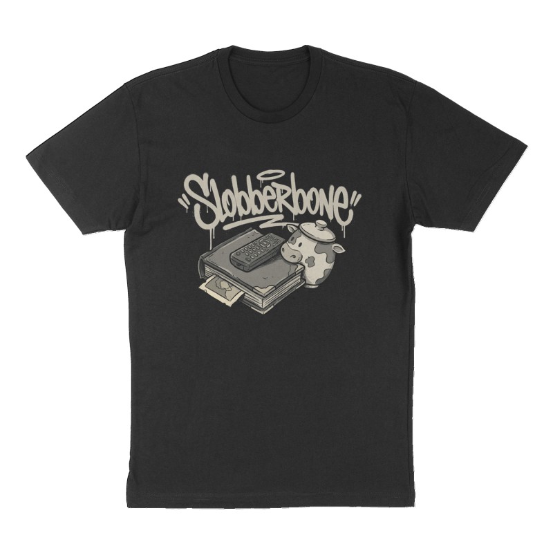 Custom t-shirt: "Slobberbone ", Front print, black shirt