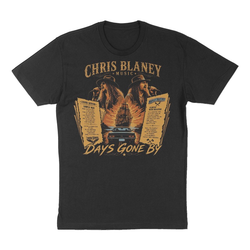 Custom t-shirt design, Front print, black shirt