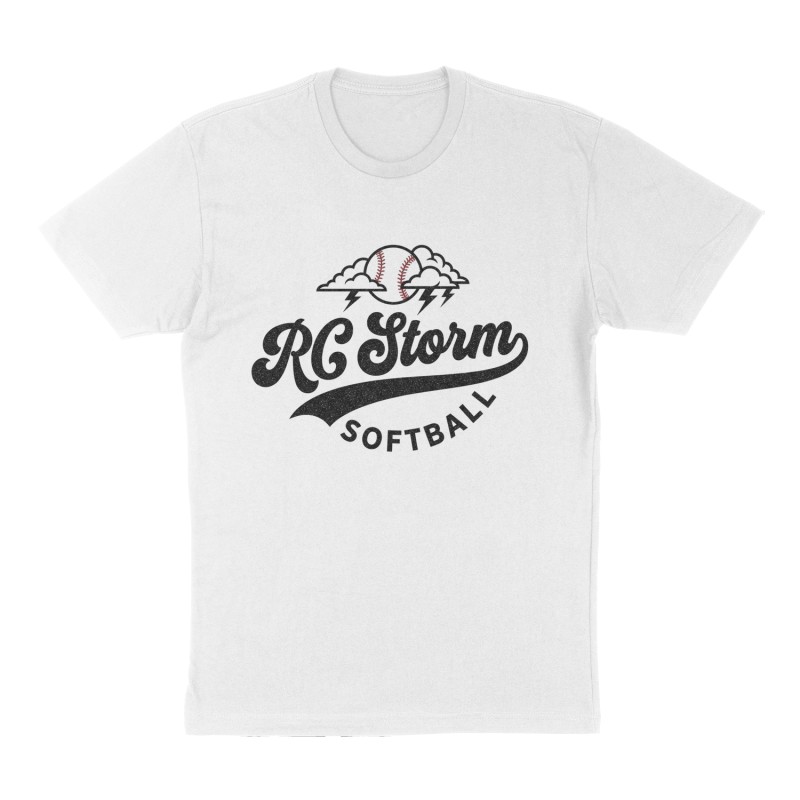 Custom t-shirt: "RC Storm", Front print, white shirt
