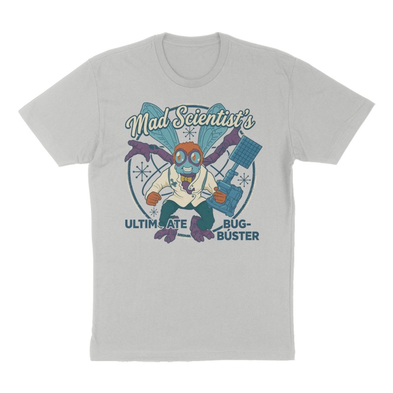 Custom t-shirt design, Front print, heather-gray shirt