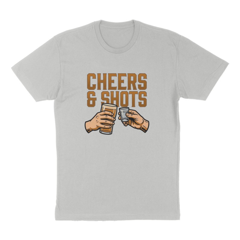 Custom t-shirt design, Front print, heather-gray shirt