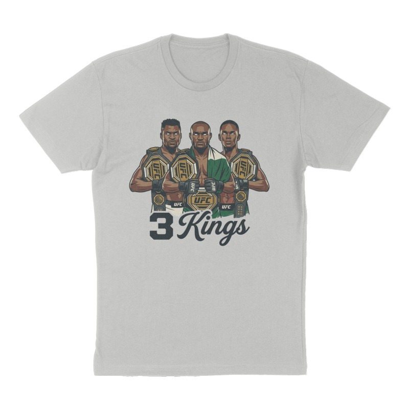 Custom t-shirt: "3 Kings", Front print, heather-gray shirt