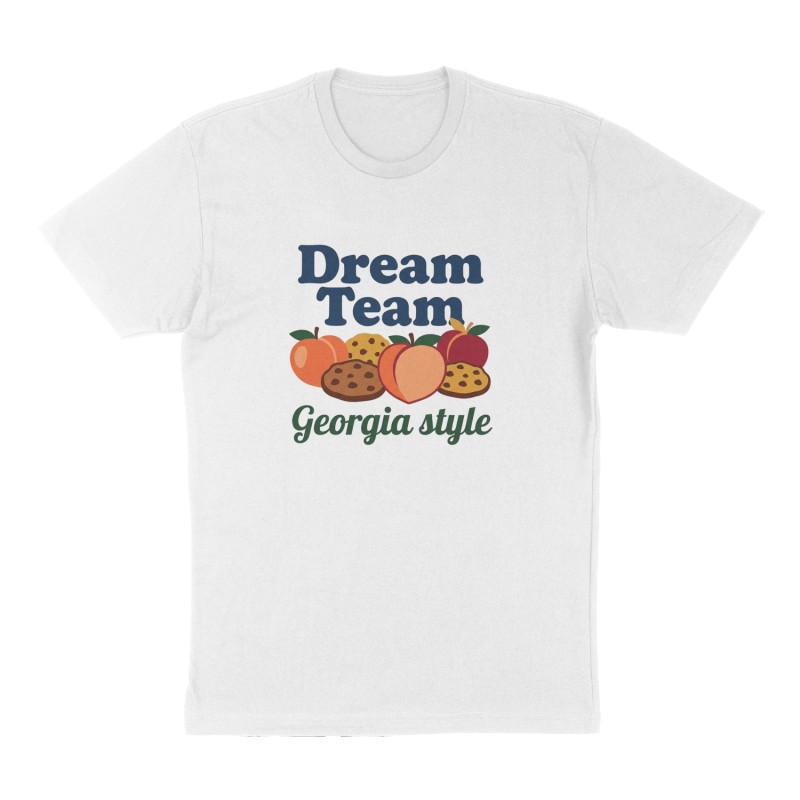 Custom t-shirt: "Dream Team ", Front print, white shirt