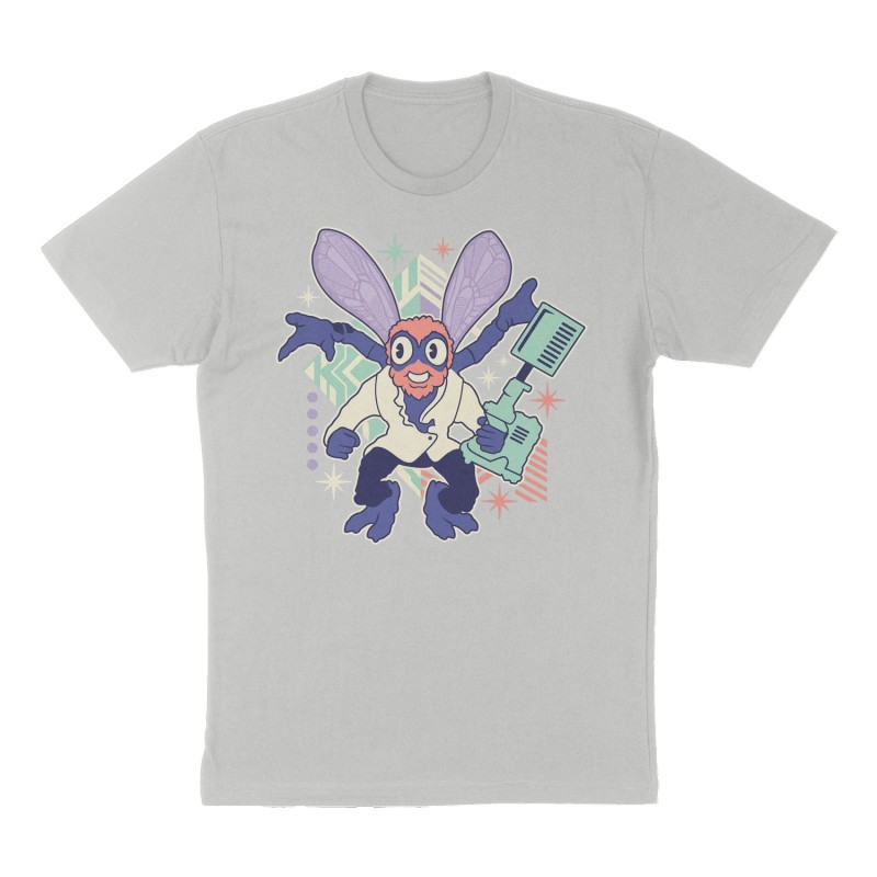 Custom t-shirt design, Front print, heather-gray shirt