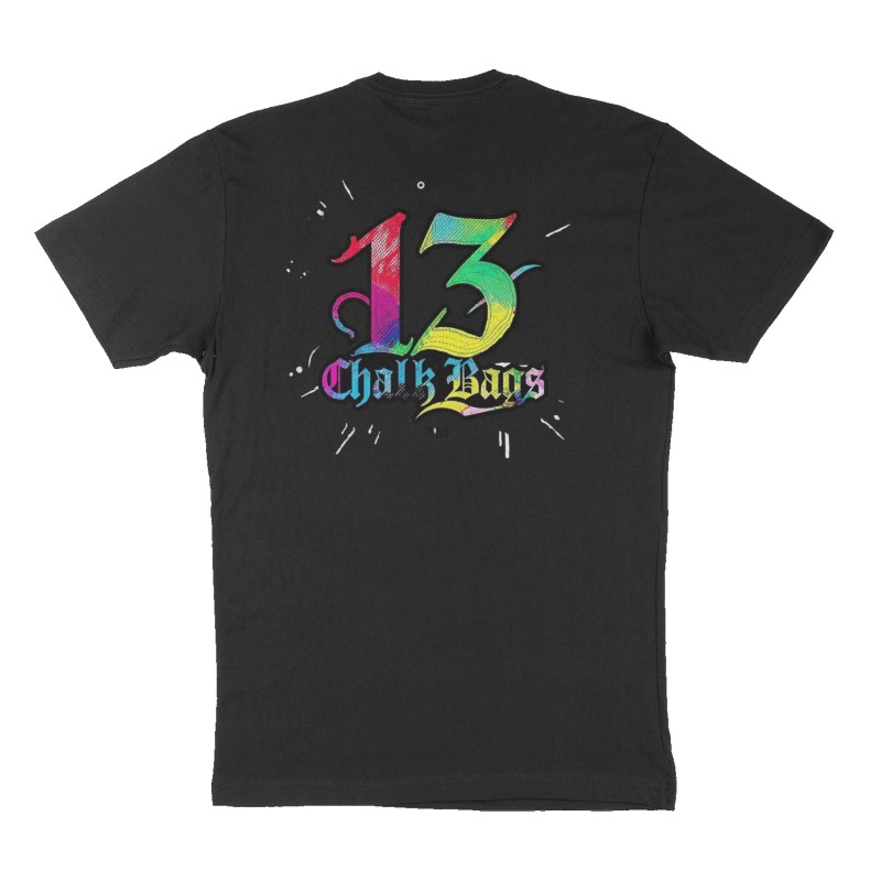 Custom t-shirt design, Back print, black shirt