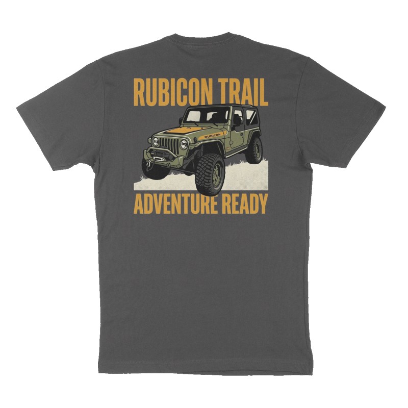 Custom t-shirt design, Back print, charcoal shirt