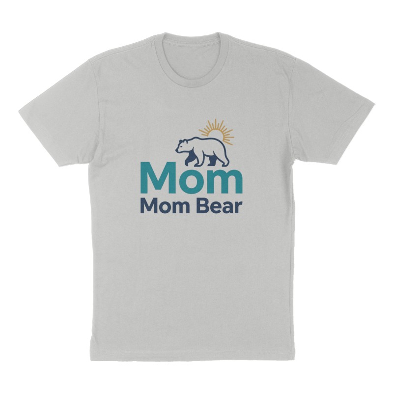 Custom t-shirt: "Mom ", Front print, heather-gray shirt