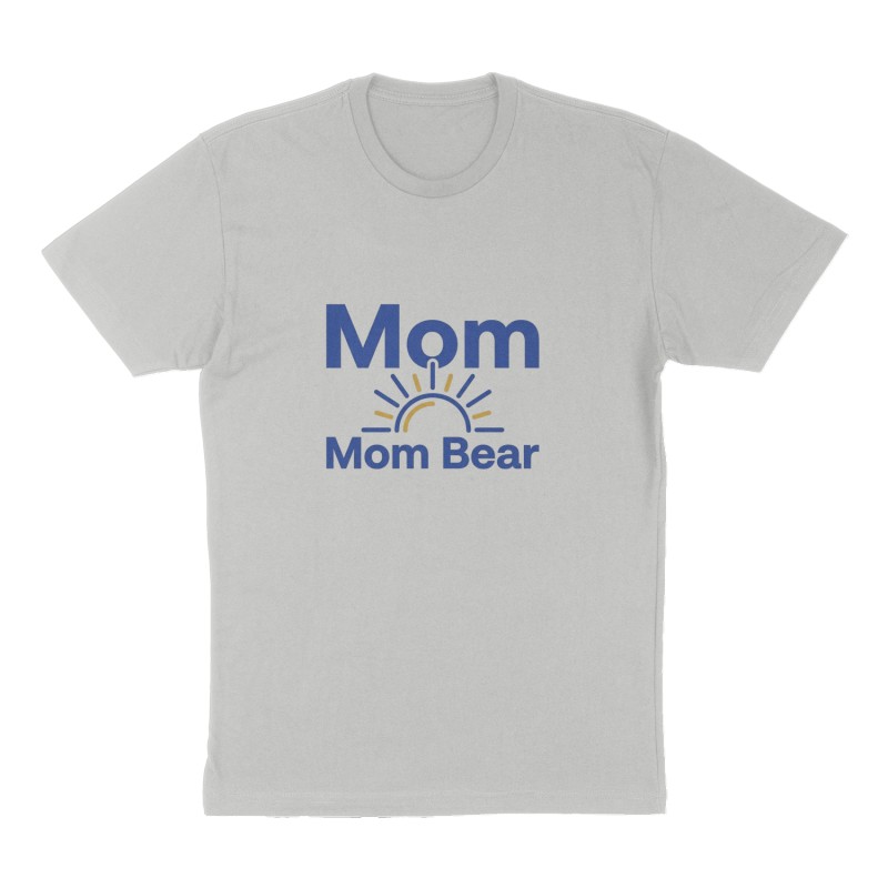 Custom t-shirt: "Mom ", Front print, heather-gray shirt