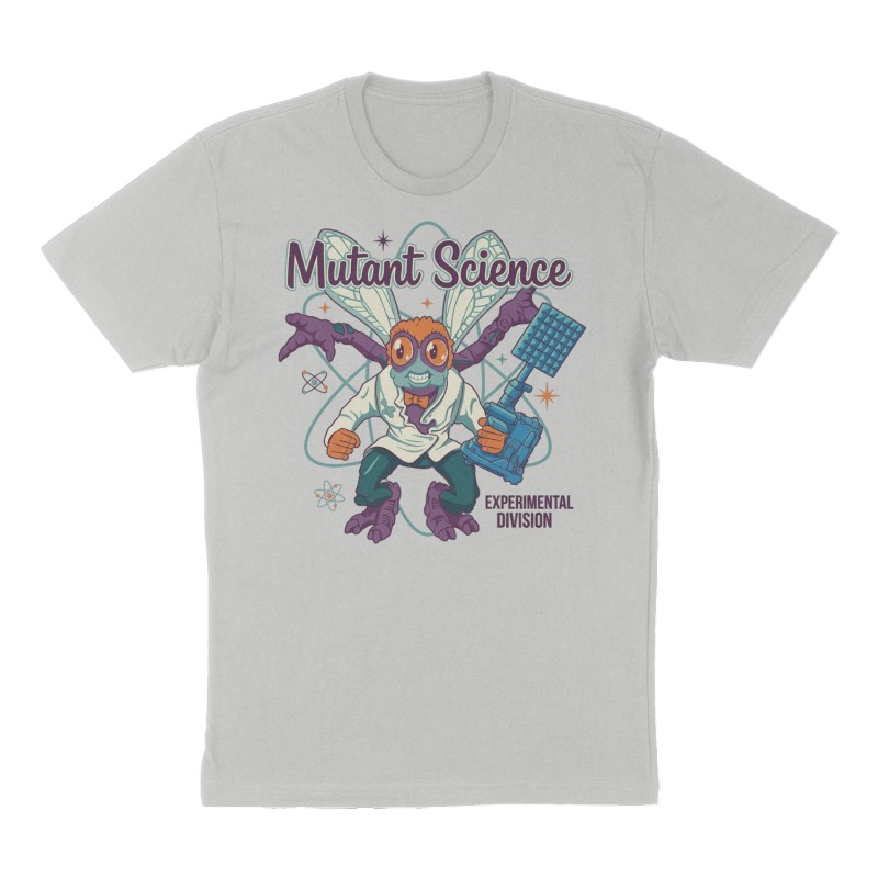 Custom t-shirt design, Front print, heather-gray shirt