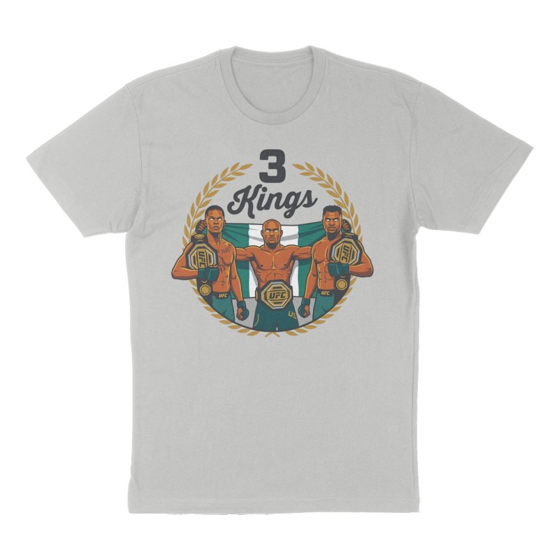 Custom t-shirt: "3 Kings", Front print, heather-gray shirt