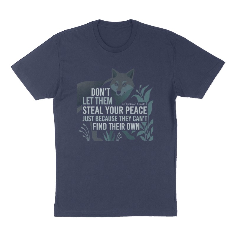 Custom t-shirt design, Front print, navy shirt