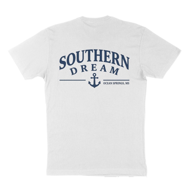 Custom t-shirt: "SOUTHERN DREAM", Back print, white shirt