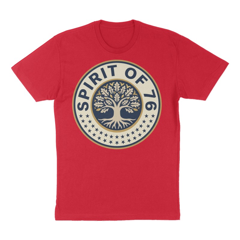 Custom t-shirt: "Spirit of 76", red shirt