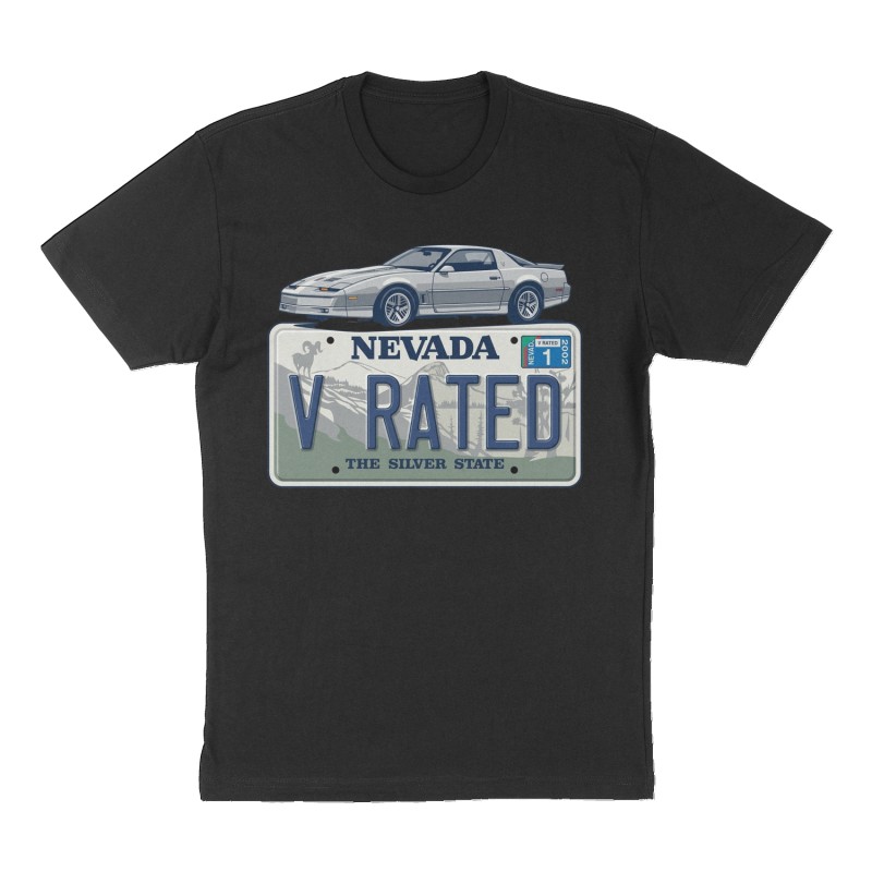 Custom t-shirt design, Front print, black shirt