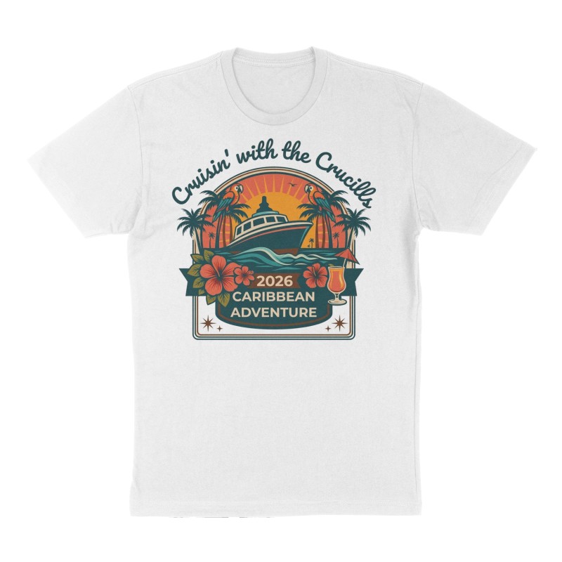 Custom t-shirt design, Front print, white shirt