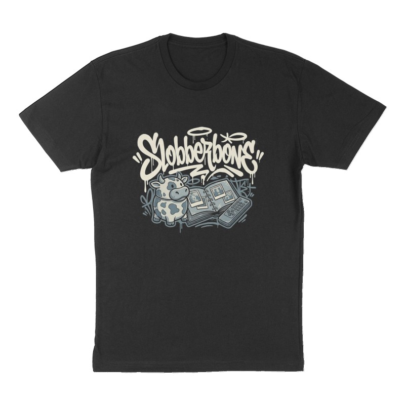Custom t-shirt: "Slobberbone ", Front print, black shirt