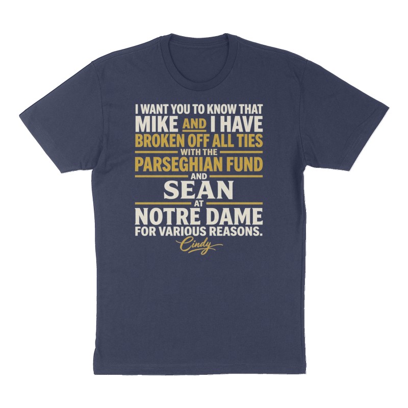 Custom t-shirt design, Front print, navy shirt