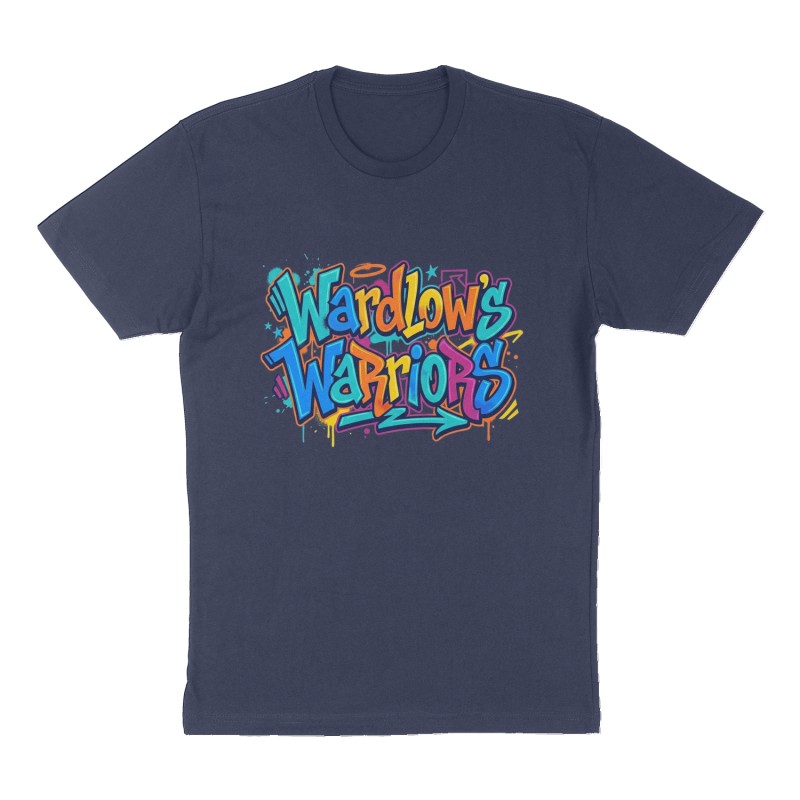 Custom t-shirt: "Wardlow’s Warriors", Front print, navy shirt