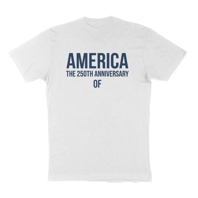 Custom t-shirt design, Back print, white shirt