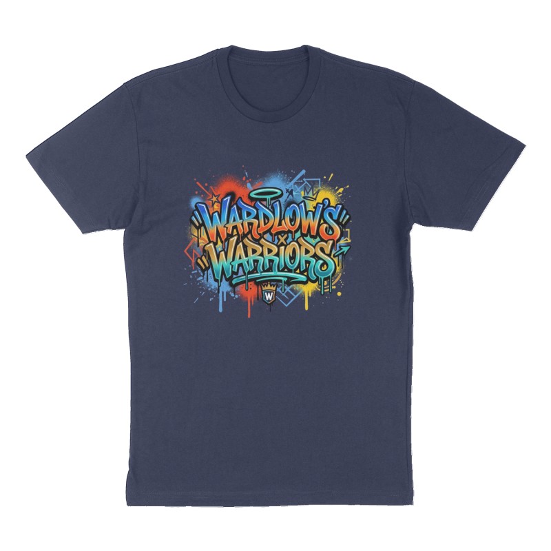 Custom t-shirt: "Wardlow’s Warriors", Front print, navy shirt