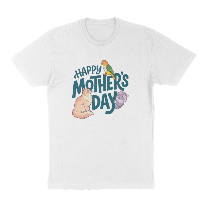 Custom t-shirt: "Happy Mother’s Day ", Front print, white shirt