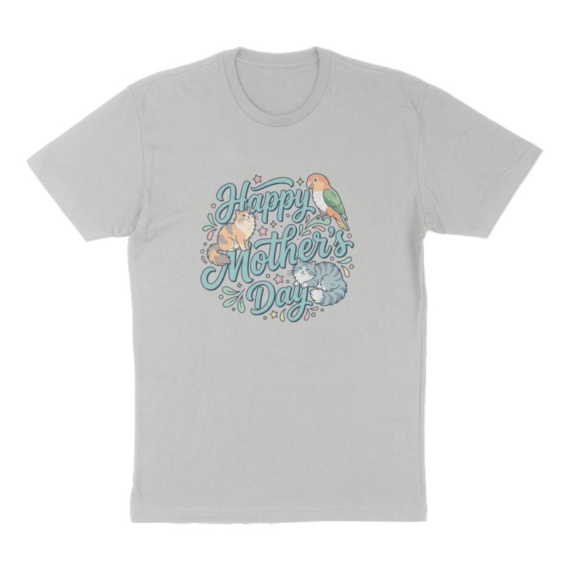 Custom t-shirt: "Happy Mother’s Day ", Front print, heather-gray shirt