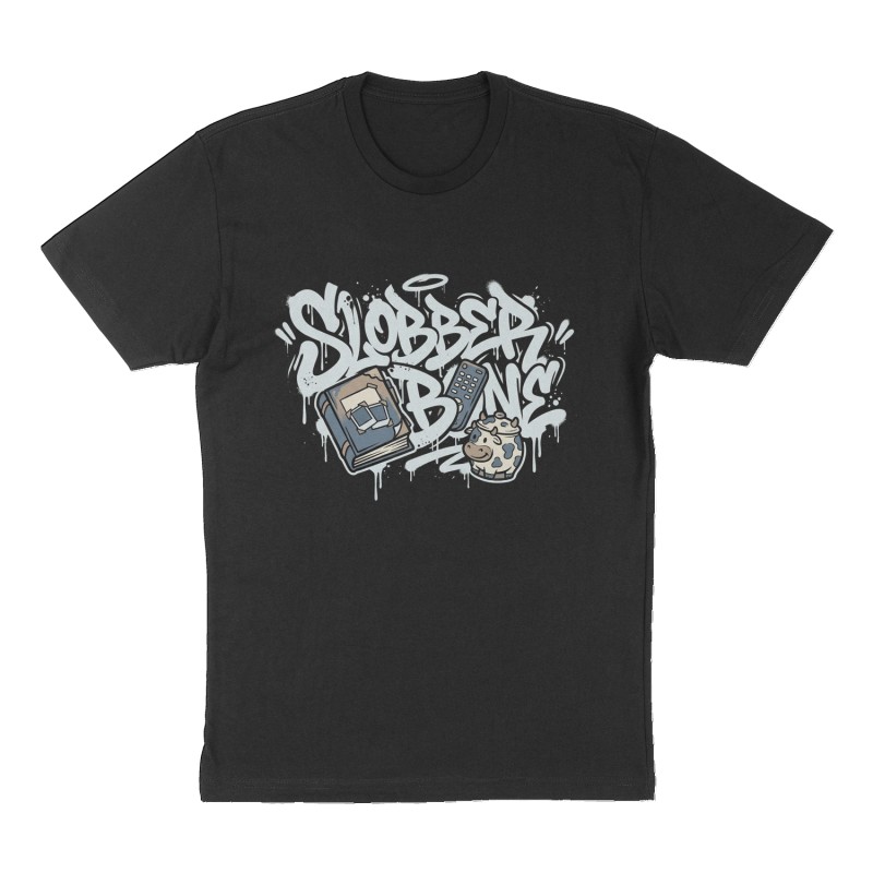 Custom t-shirt: "Slobberbone ", Front print, black shirt