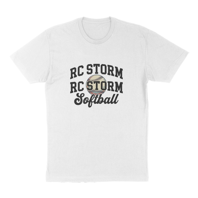 Custom t-shirt: "RC Storm", Front print, white shirt