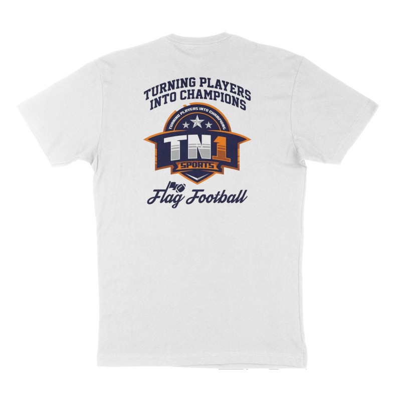 Custom t-shirt design, Back print, white shirt