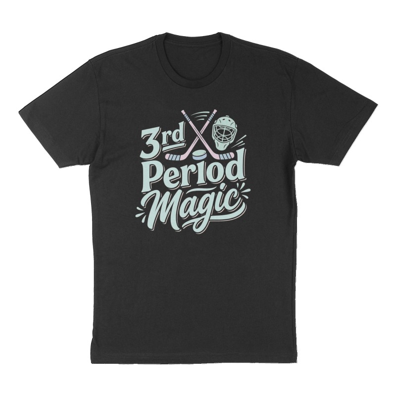 Custom t-shirt: "3rd Period Magic", Front print, black shirt