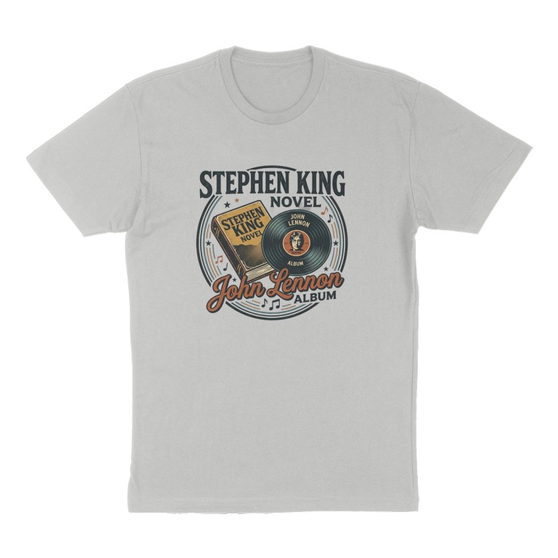 Custom t-shirt design, Front print, heather-gray shirt