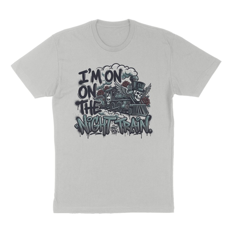 Custom t-shirt design, Front print, heather-gray shirt