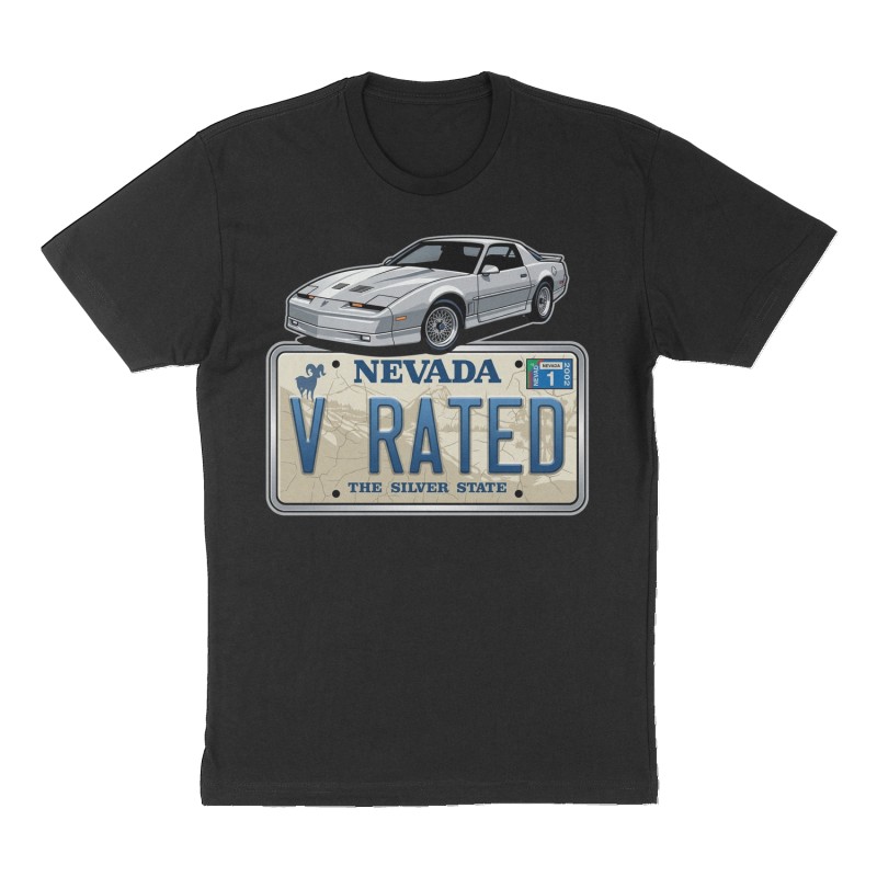 Custom t-shirt design, Front print, black shirt