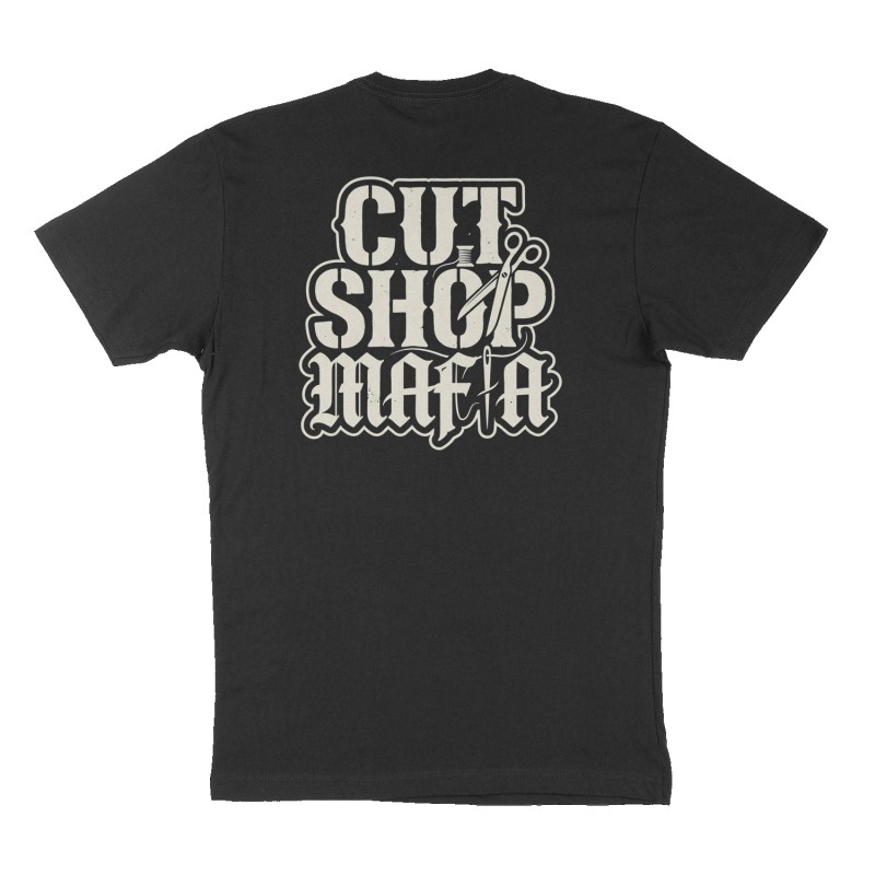 Custom t-shirt design, Back print, black shirt