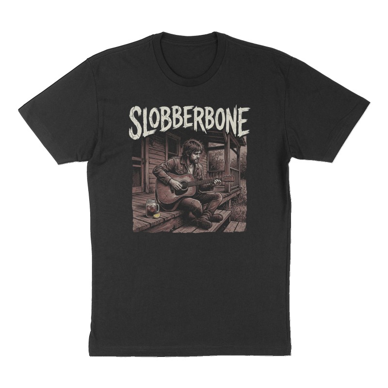 Custom t-shirt: "Slobberbone", Front print, black shirt