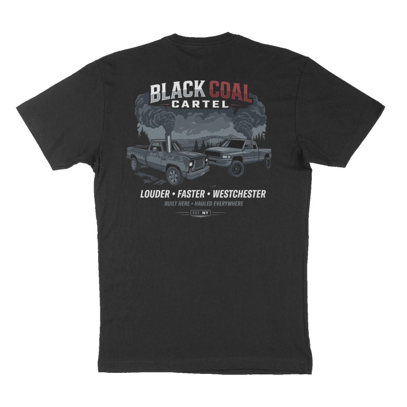 Custom t-shirt design, Back print, black shirt