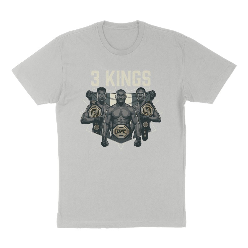 Custom t-shirt: "3 Kings", Front print, heather-gray shirt