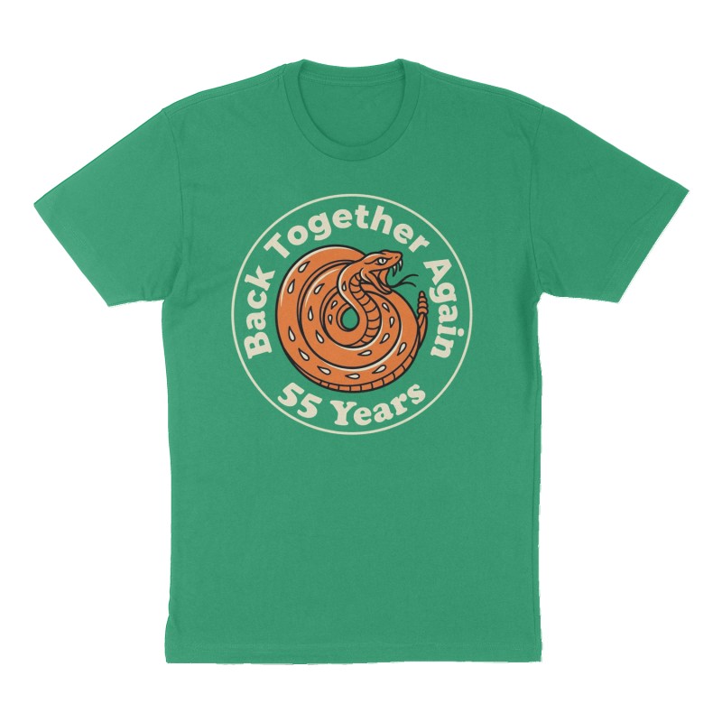 Custom t-shirt: "Back Together Again", green shirt