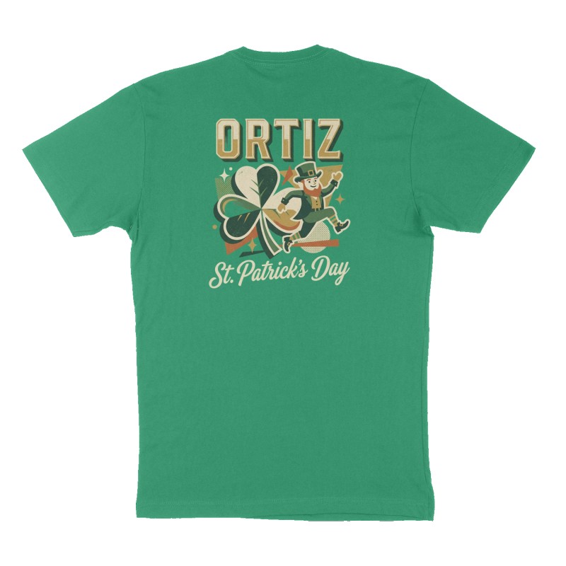 Custom t-shirt design, Back print, green shirt