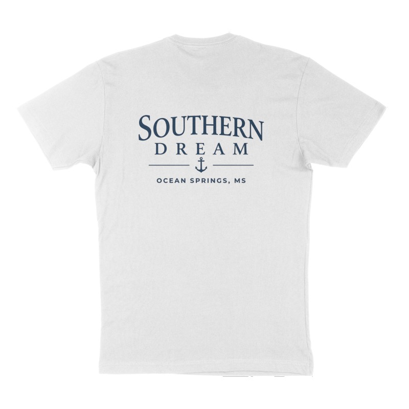 Custom t-shirt: "SOUTHERN DREAM", Back print, white shirt