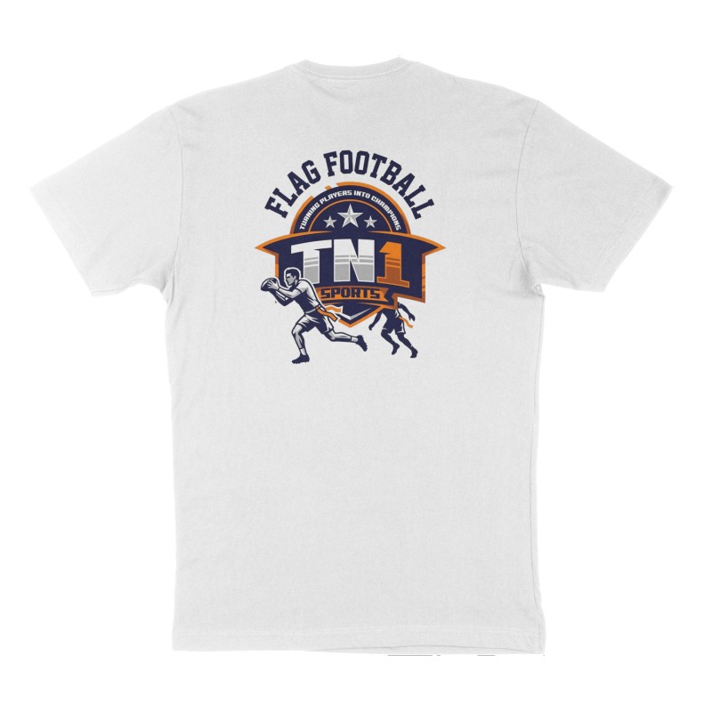 Custom t-shirt design, Back print, white shirt