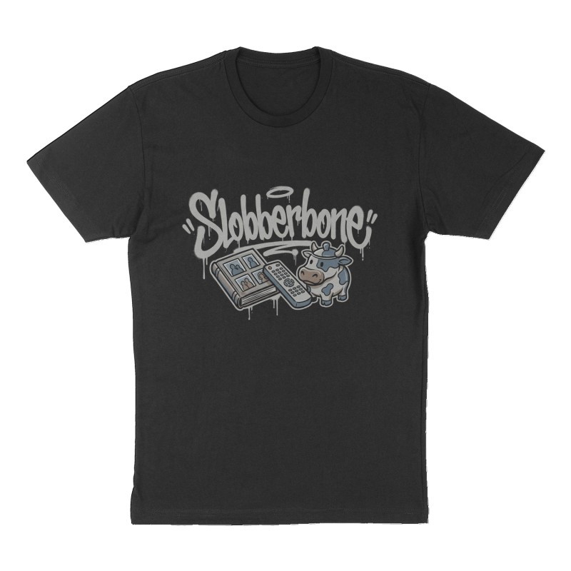 Custom t-shirt: "Slobberbone ", Front print, black shirt