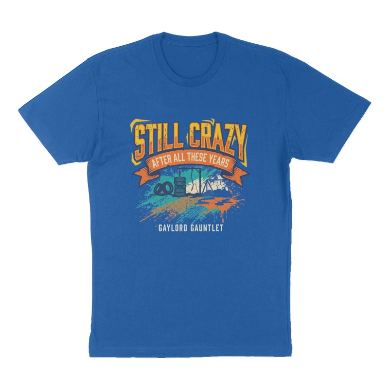 Custom t-shirt design, Front print, royal-blue shirt