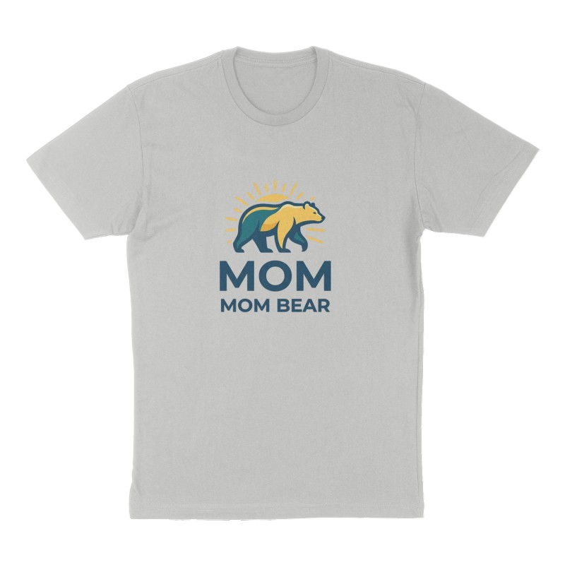 Custom t-shirt: "Mom ", Front print, heather-gray shirt