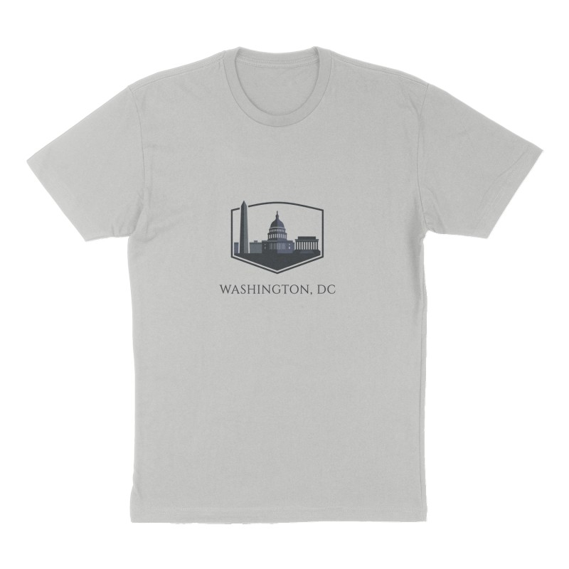 Custom t-shirt design, Front print, heather-gray shirt